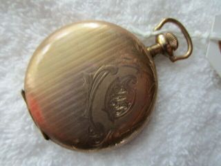 Antique Elgin National Watch Company Pocket Watch (185) 20 Year Case