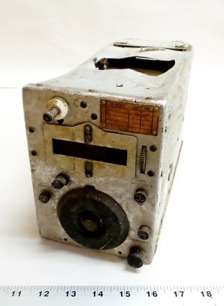 Vintage U.  S.  Army Signal Corps Radio Transmitter Bc - 458 - A Western Electric