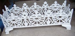 Vintage Cast Iron Flower Box Planter 26 " By 8 " By 9 " High