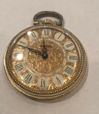 Swiss Made 7 Jewels Belforte Mechanical Wind Up Vintage Pendant Or Pocket Watch