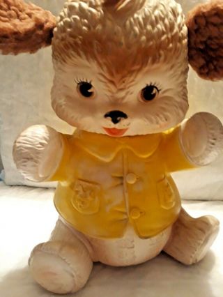 Vintage Edward Mobley Co.  1962 Teddy Bear Squeeze Toy Arrow Rubber & Plastic Co. 2