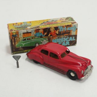 Vintage Tri - Ang No 2 Minic Musical Car Made In England 209
