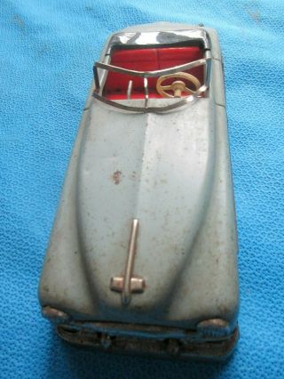 Vintage Distler Wind Up Clockwork Car Made In US Zone Germany 2