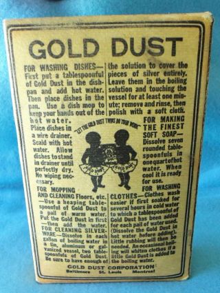 GOLD DUST TWINS SOAP FULL BOX CIRCA 1900.  BLACK AMERICANA 3