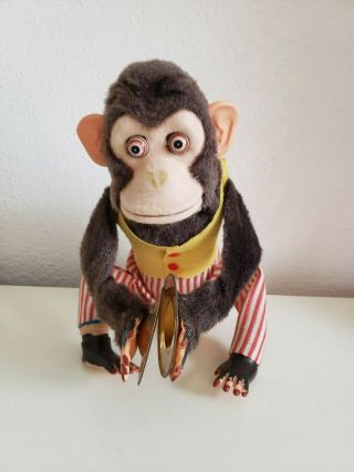 Vintage Jolly Chimp Monkey Toy With Cymbals