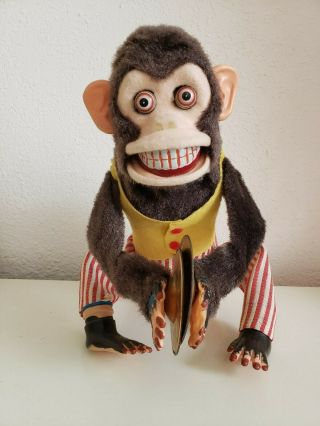 Vintage jolly chimp monkey toy with cymbals 2