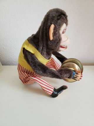 Vintage jolly chimp monkey toy with cymbals 3