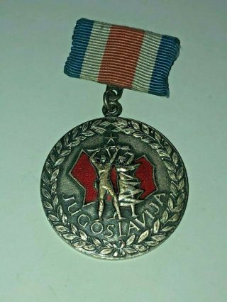 Yugoslavia.  Serbia.  Medal For Foreigens In Yu Partisan Units,