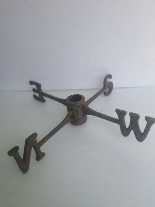 Vintage Cast Iron Weather Vane 15 1/2 Inches Long