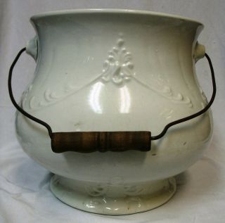 Vintage White Porcelain Royal China Burgess & Co.  Chamber Pot