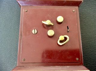 Vintage Rare LSM Miniature Grandfather Clock,  7 Jewels Mechanism,  MUSICAL Movement 4