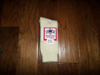 U.  S Military Issue Army Cold Weather Wool Socks Size Small Wrapped