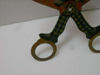 1920 ' s Harold Lloyd Tin Mechanical Scissor Toy Distler Levy Gely Made in Germany 4