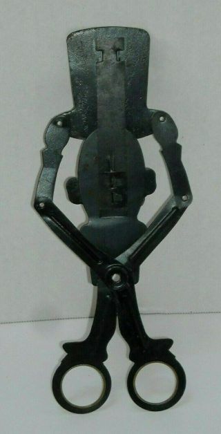 1920 ' s Harold Lloyd Tin Mechanical Scissor Toy Distler Levy Gely Made in Germany 5