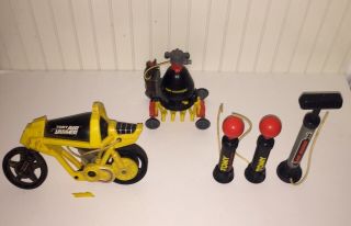 Vintage 80 ' s TOMY Air Jammer Cycle Scammer,  Space Pets - Stoomdorm w/ Air Pumps 2