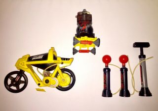 Vintage 80 ' s TOMY Air Jammer Cycle Scammer,  Space Pets - Stoomdorm w/ Air Pumps 4