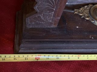 Antique HAVEN Clock Co Cunard Oak Victorian Mantle Clock 8 Day T & S Project 8