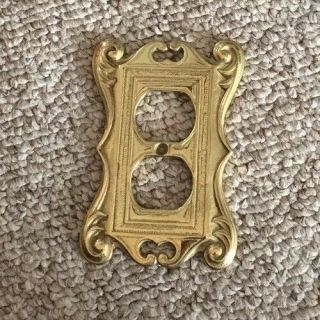 Virginia Metalcrafters Solid Brass Outlet Cover