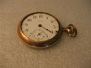 Vintage American Waltham Watch Co.  Pocket Watch for Repair/Parts Ser.  12273977 3