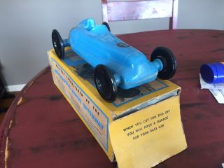 Rare 1940’s Rex Mays Toy Race Indy Car With Box 6