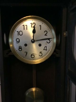 Antique German Chiming Wall Clock 3