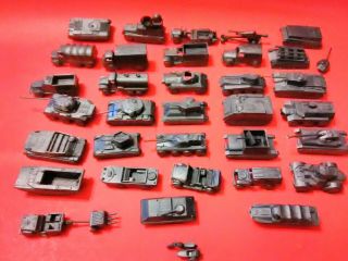 Vintage Mpc Mini Military Vehicles From Around The World 38 In All Met.  Blue