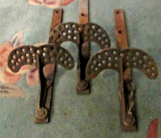 19th Century SET OF 3 Cast Iron Architectural Roof Snow Protectors 2