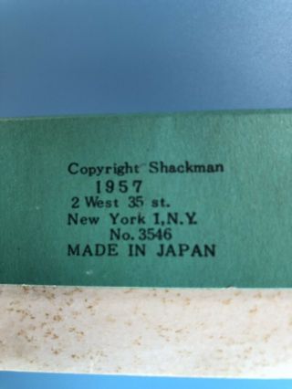 Sleepy Baby Doll 1957 Shackman Japan Vintage 7 