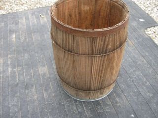 Vintage Primitive Wood Nail Keg Great For Decor Or To Use