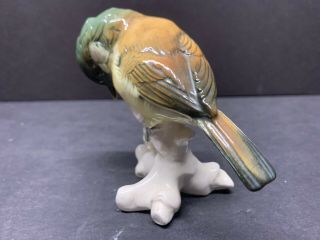 VTG Karl Ens Volkstedt Muli Colored Blue Jay Bird Porcelain Germany 4