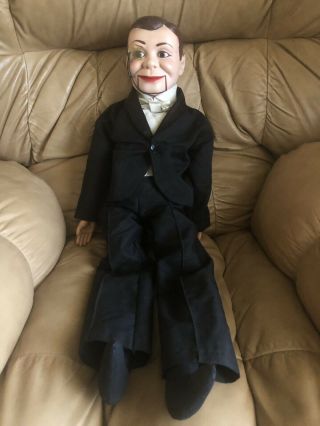 Vintage Charlie Mccarthy Ventriloquist Doll 1977 Juro Novelty Co.