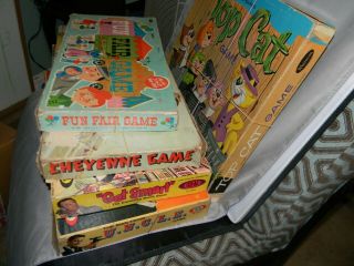 Vintage 1960 ' s Games GET SMART / Top Cat / Cheyenne / Uncle / Fair Games etc. 3