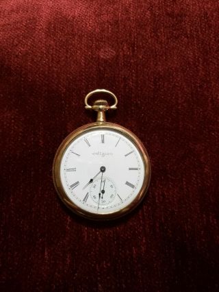 1903 Elgin Pocket Watch 17 Jewels,  Antique Runs