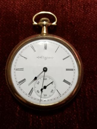 1903 Elgin Pocket Watch 17 Jewels,  antique runs 2