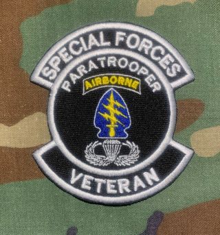 Us Army Special Forces Airborne Veteran Patch Sew (b40)