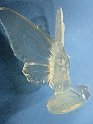 Vintage Signed Sabino France Art Glass Butterfly Figurine