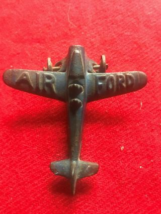 Vintage Hubley Air Ford Cast Iron Toy Airplane