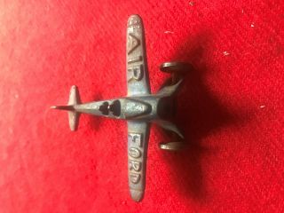 Vintage Hubley Air Ford Cast Iron Toy Airplane 2