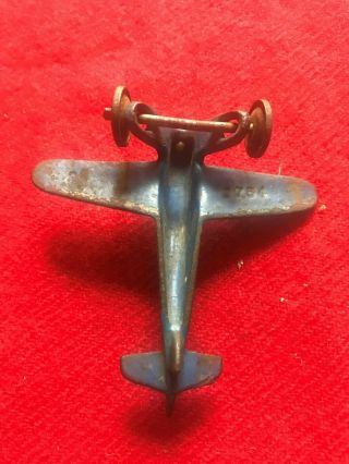 Vintage Hubley Air Ford Cast Iron Toy Airplane 3