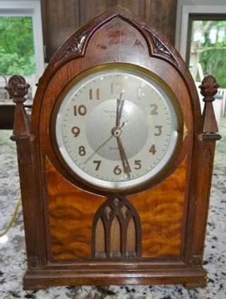 Haven Cloister Steeple Mantle Clock Westminster Chime Gothic Parts Repair