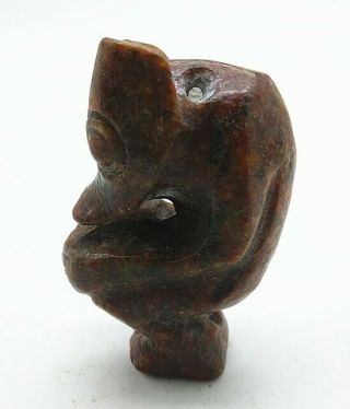 China,  Inner Mongolia,  Hongshan Culture,  River Mill Jade,  Pig Sun God,  Pendant Xc1