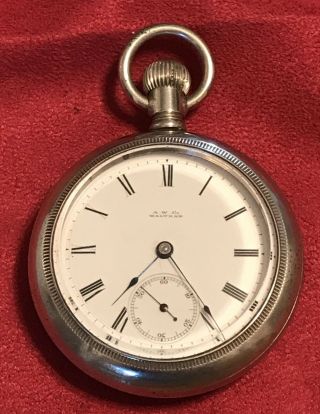 Antique Waltham Pocket Watch 1886 / 18 Size Running