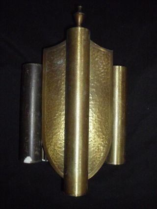 Vintage 3 Tube Brass Nutone Door Bell Chime Mount Vernon Style Model K20 Patina