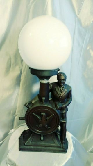 RARE FDR GIBRALTAR ELECTRIC CLOCK CO.  LAMP 32nd President United States 5
