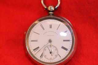 English Fusee Pocket Watch Made By Alfred Russel & Co.  36524.  Running