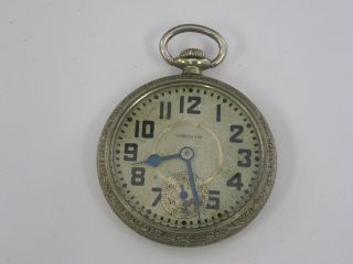 Vintage Waltham Pocket Watch Traveler 16 Size 1914