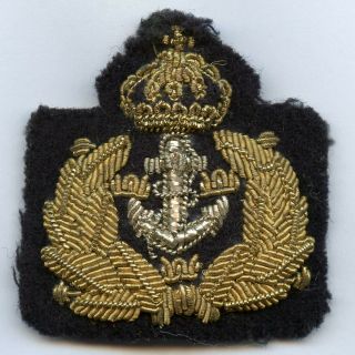 Sweden Army Officer Military Navy Cap Badge Grade