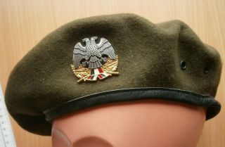 Serbia Army Hat Cap With Badge Officer Beret 1999 Kosovo War Military