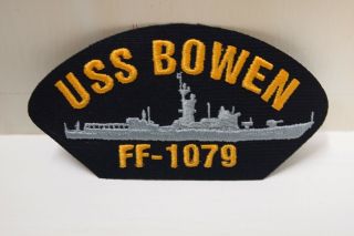 2 Uss Bowen Ff - 1079 Patch Navy Boat Ship Patches Naval Us