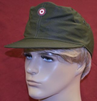 Austrian Military Surplus Item - Army Men Field Hat - Size 61 / Olive Drab